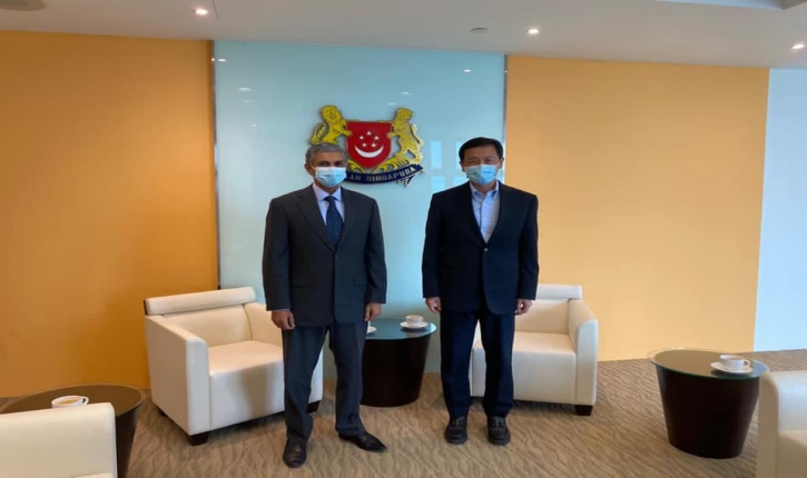  High Commissioner met Minister for transport, Mr Ong Ye Kung on 13 November.