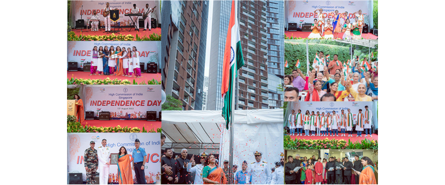  Independence Day 2023 celebrations at the High Commission of India in Singapore